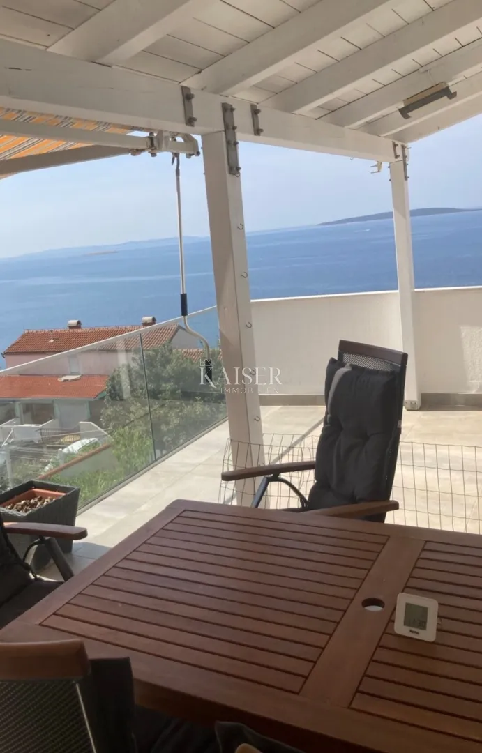 cres, miholašćica, stan s prekrasnim pogledom na more - slika 3