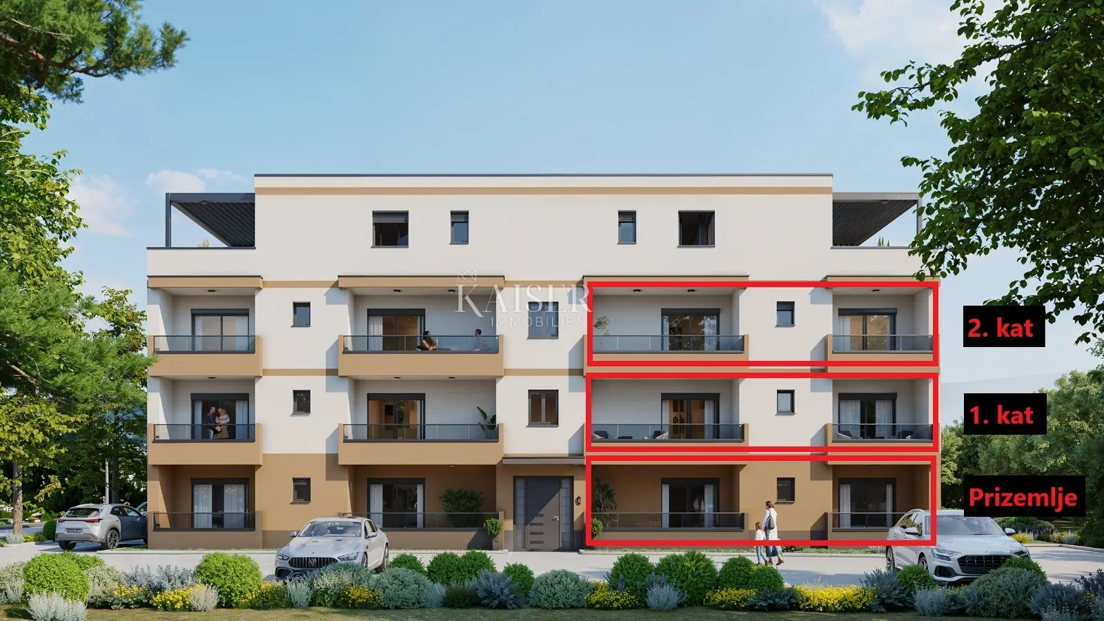 Istra - Poreč okolica, stan 70m2 u novogradnji s liftom - Frata, Tar-Vabriga