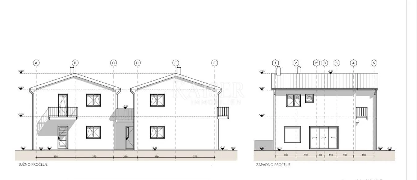 istra, buje okolica - dvojna kuća 109m2, 3 spavaće sobe, u izgradnji - slika 9