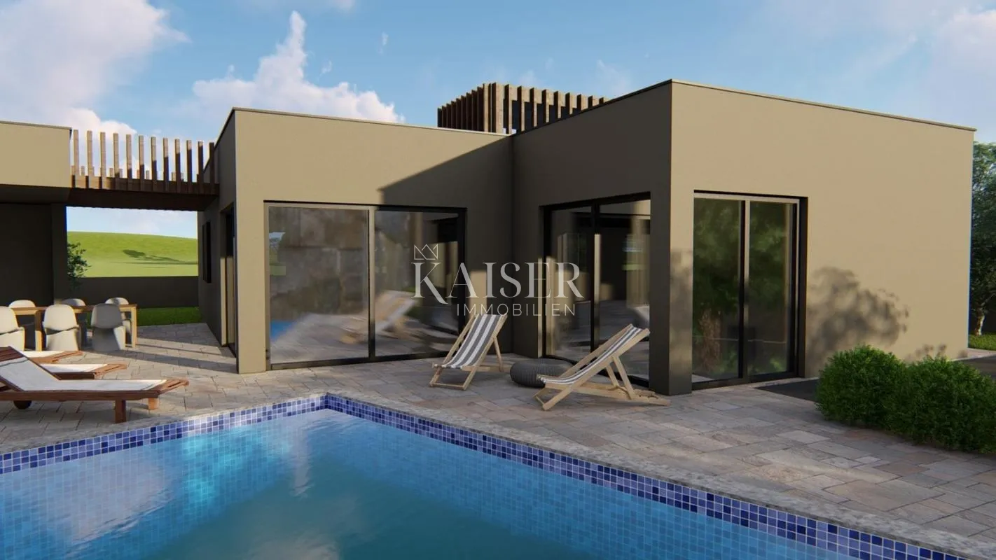 Istra, Pula- luksuzna prizemnica 165m2 s bazenom