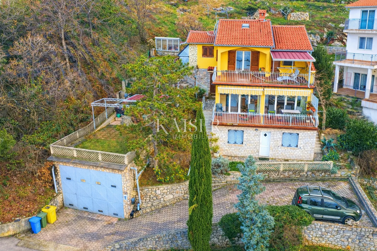 opatija, brseč - panoramski pogled na more, kuća, 243 m2 - slika 3