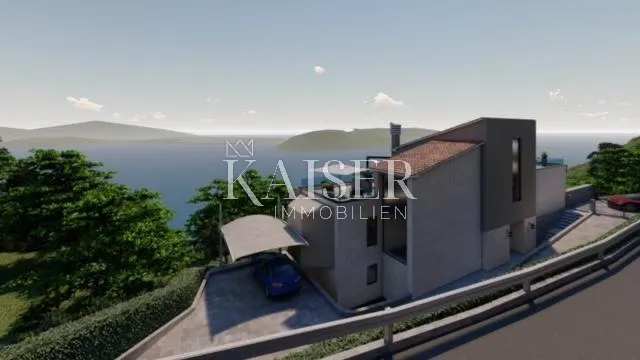 mošćenička draga, sveta jelena-zemljište sa predivnim pogledom na more - slika 9