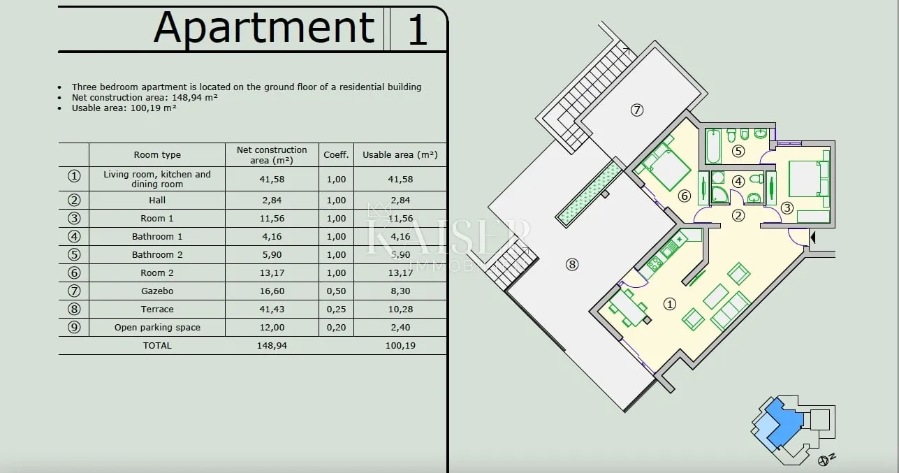 opatija, ičići – stan (2s+db) u prizemlju s velikom terasou i pogledom na more (145,07 m2) - slika 18