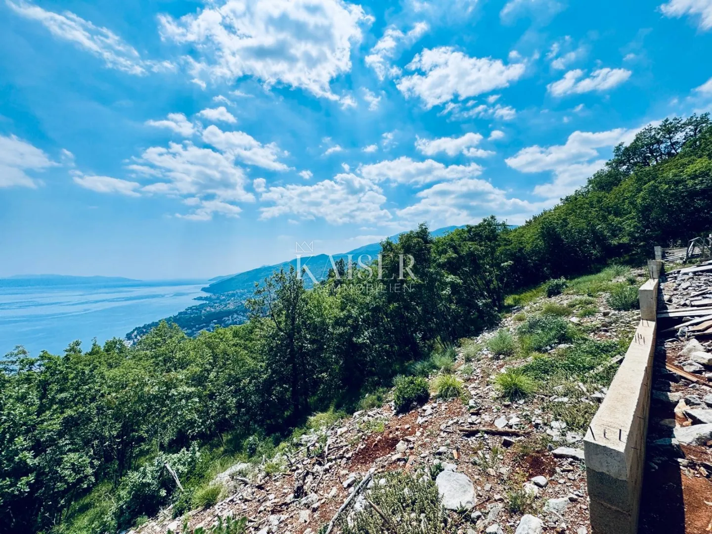 opatija, veprinac – građevinsko zemljište s fenomenalnim pogledom i dozvolom za luksuznu vilu - slika 15