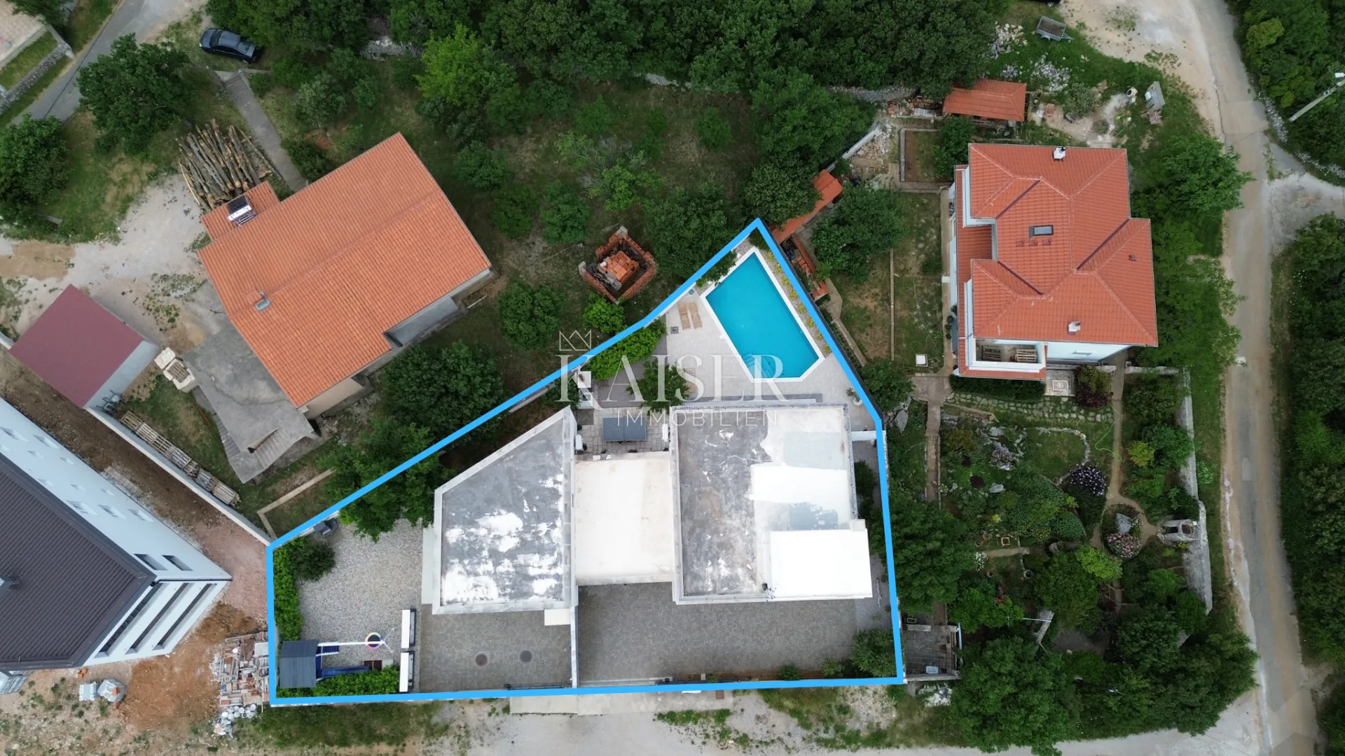 rijeka, šmrika - moderna luksuzna vila sa dva stana i bazenom - slika 28