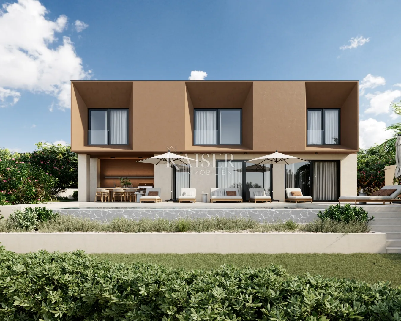 istra, labin - trget - novogradnja s bazenom, 181 m2 - slika 2