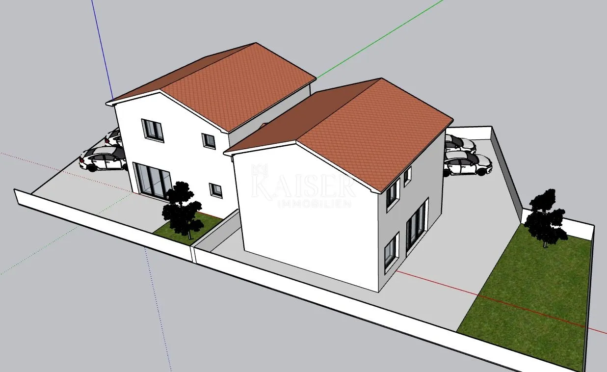 istra, buje okolica - dvojna kuća 109m2, 3 spavaće sobe, u izgradnji - slika 7