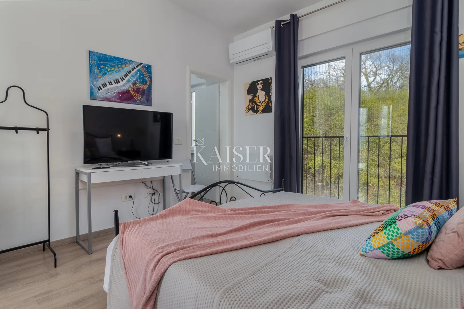 otok krk, malinska-moderna vila 190m2 s pogledom na more - slika 23