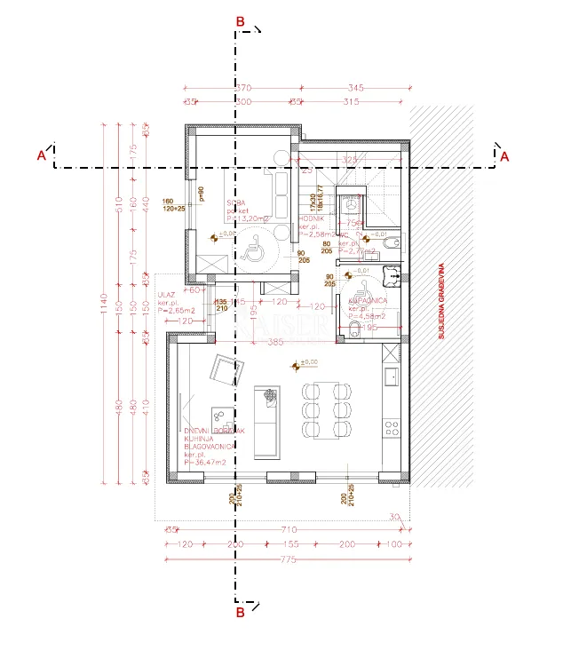 istra, pula- moderna dvojna kuća 120m2 s bazenom i terasom - slika 11