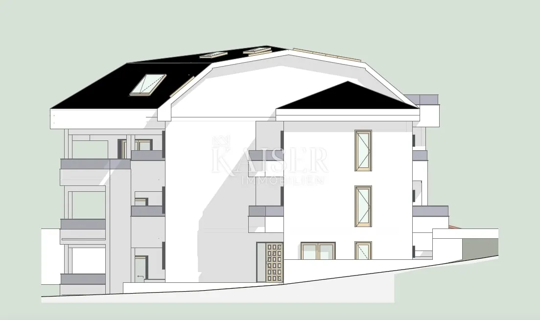 opatija, ičići – stan (2s+db) u prizemlju s velikom terasou i pogledom na more (145,07 m2) - slika 13