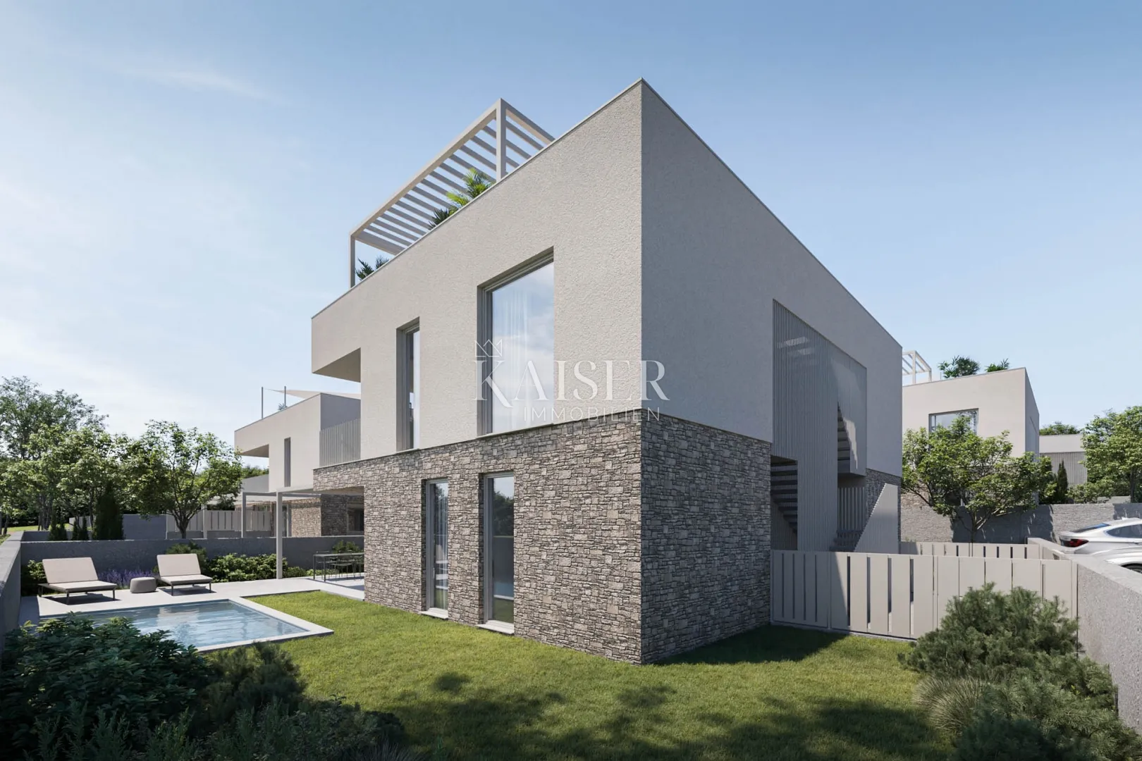 istra, novigrad, okolica - stan 108m2; krovna terasa 112m2; 300m od mora - slika 19
