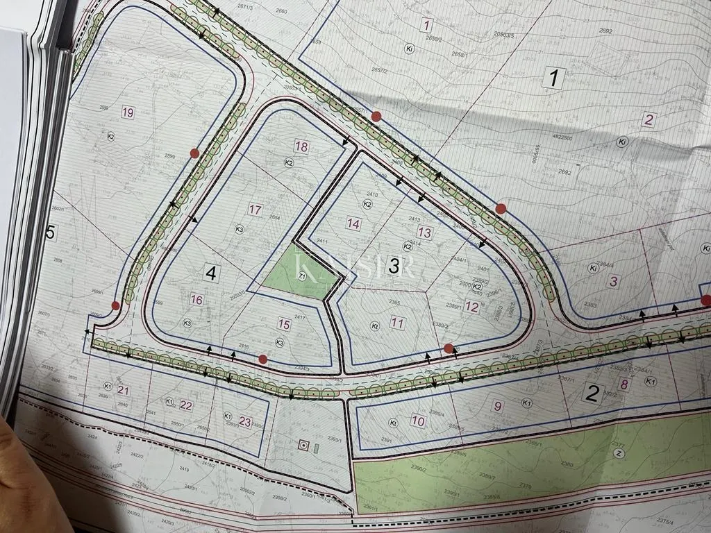 šibenik-rogoznica – komercijalno zemljište 300m od mora 4128m2 - slika 2