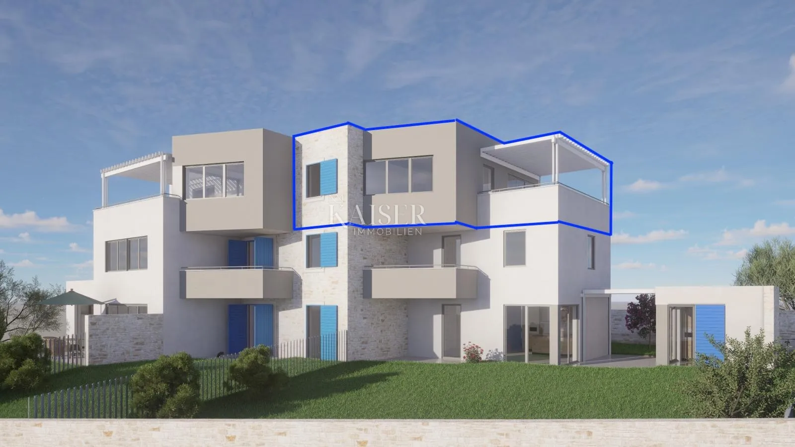 Novi Vinodolski – Dvoetažni stan u novogradnji 250 m od plaže (S6) - Povile, Novi Vinodolski