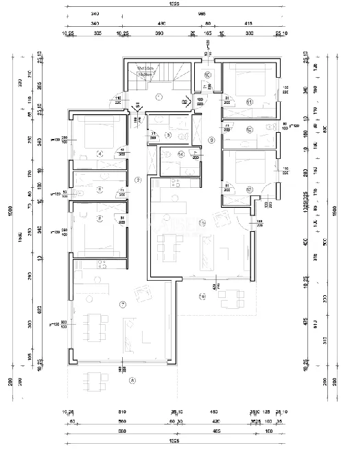 otok krk, okolica- moderan apartman 83m2 u vili s okućnicom - slika 19