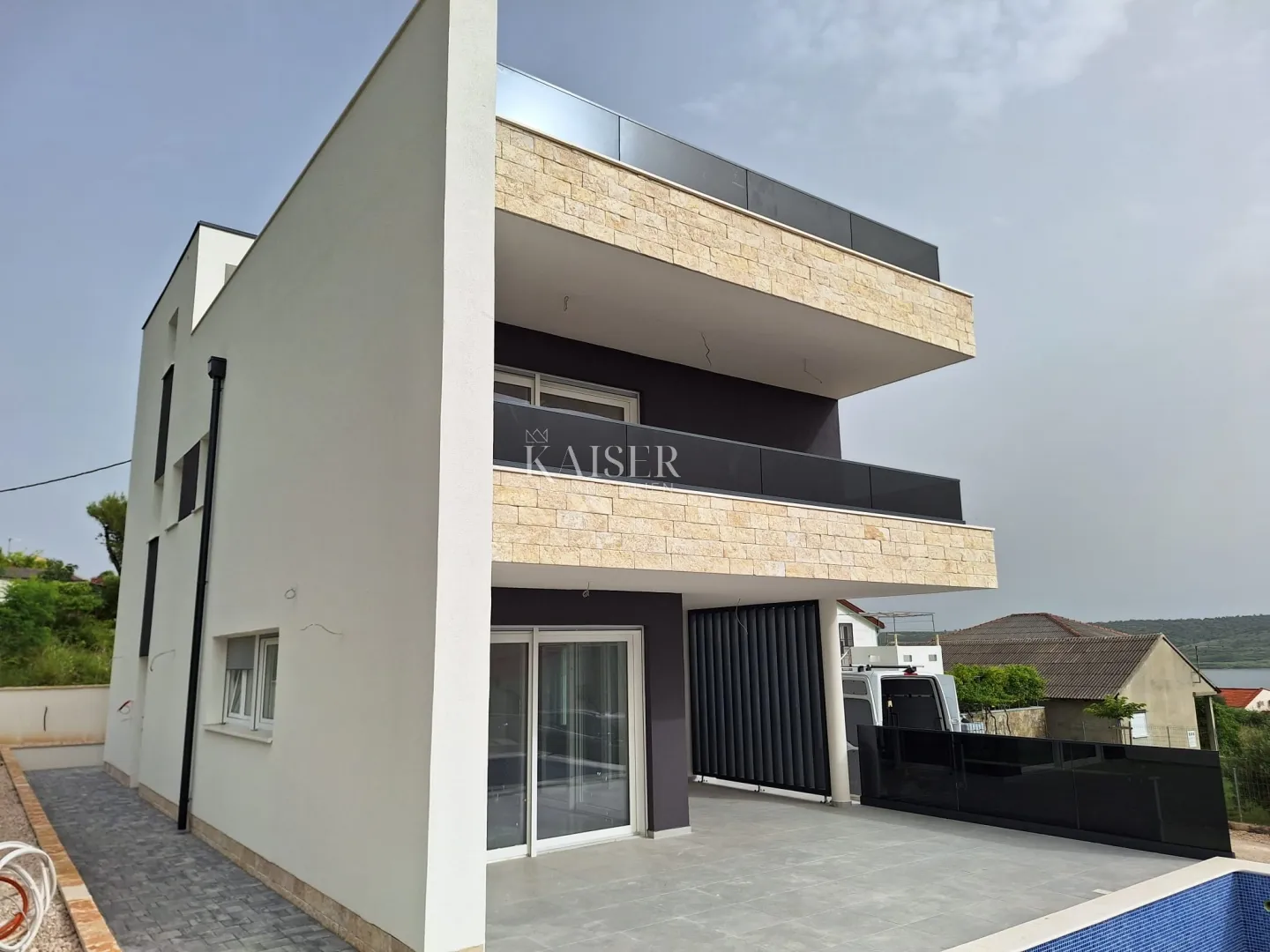 Zadar , Rtina - Vila s bazenom i krovnom terasom - Rtina, Ražanac