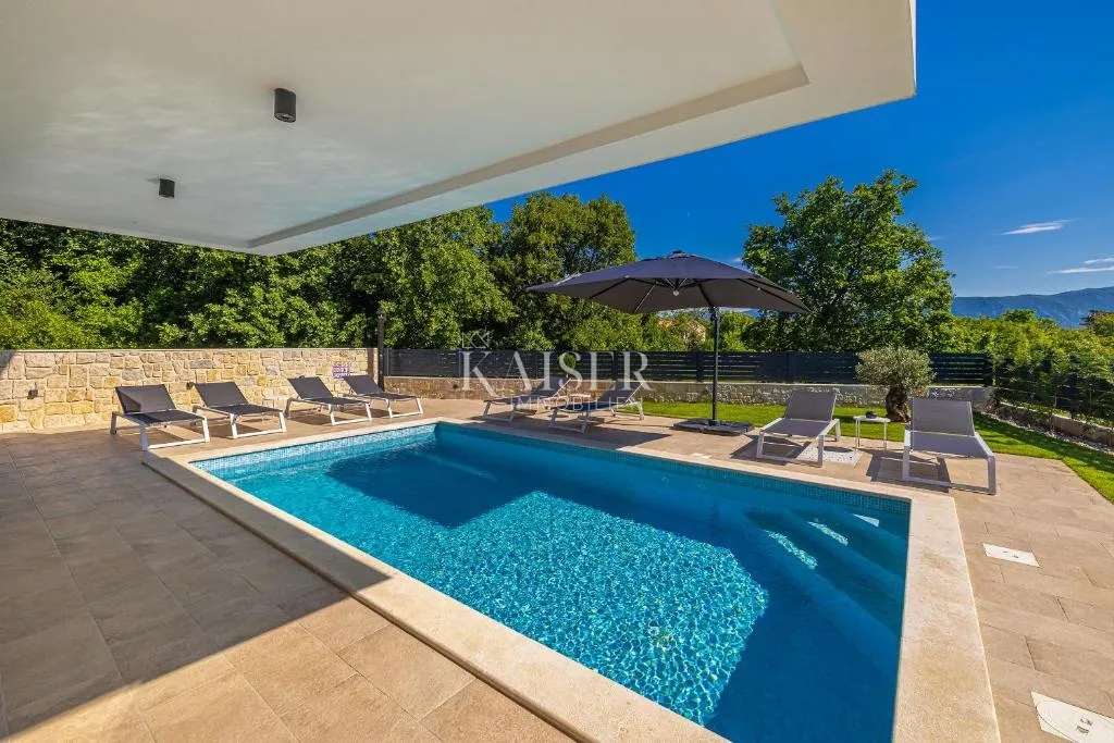 otok krk, omišalj - luksuzna dvojna kuća 204m2 - slika 4