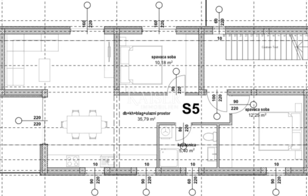 zadar – privlaka | apartman s krovnom terasom i pogledom, 200 m od mora - slika 33
