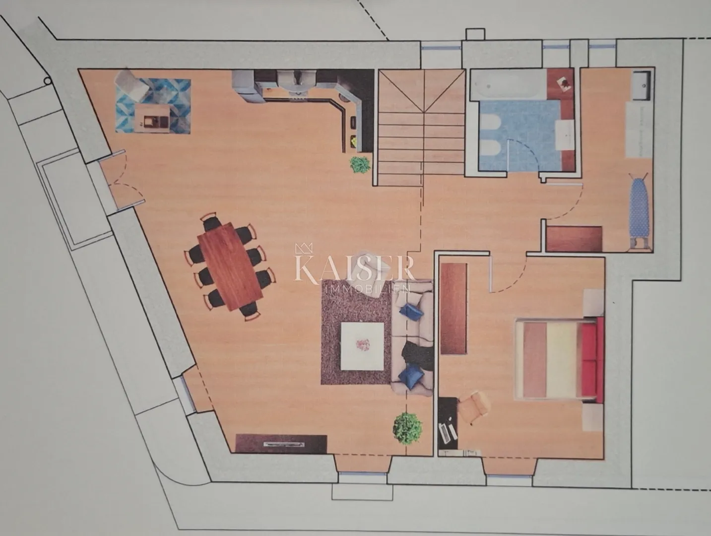 otok cres-lošinj, osor, troetažni stan 148 m2 - slika 27