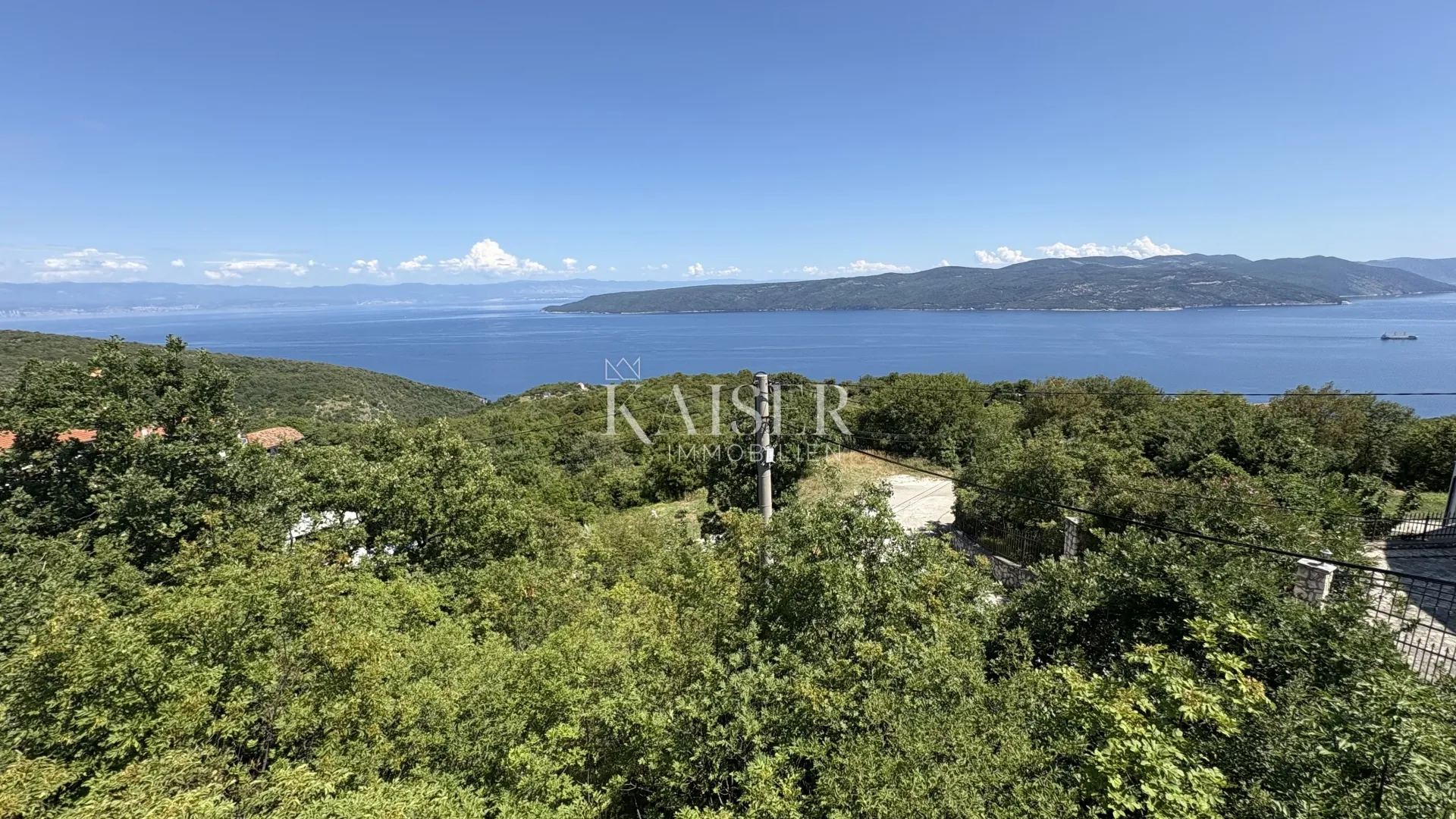 Opatija, Brseč - građevinsko zemljište 696 m2 - Brseč, Mošćenička Draga