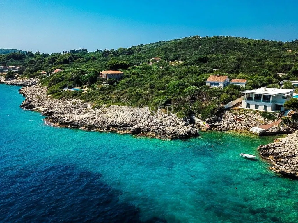 dubrovnik, otok koločep - jedinstvena moderna vila uz more s privatnim ulazom na plažu - slika 25