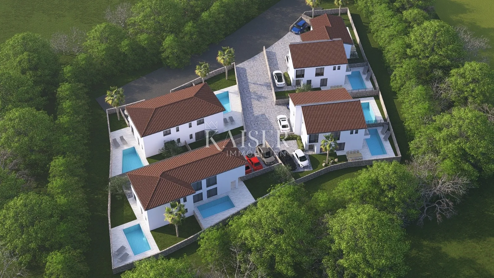 krk, malinska - duplex kuća 100m2, pogled more - slika 10