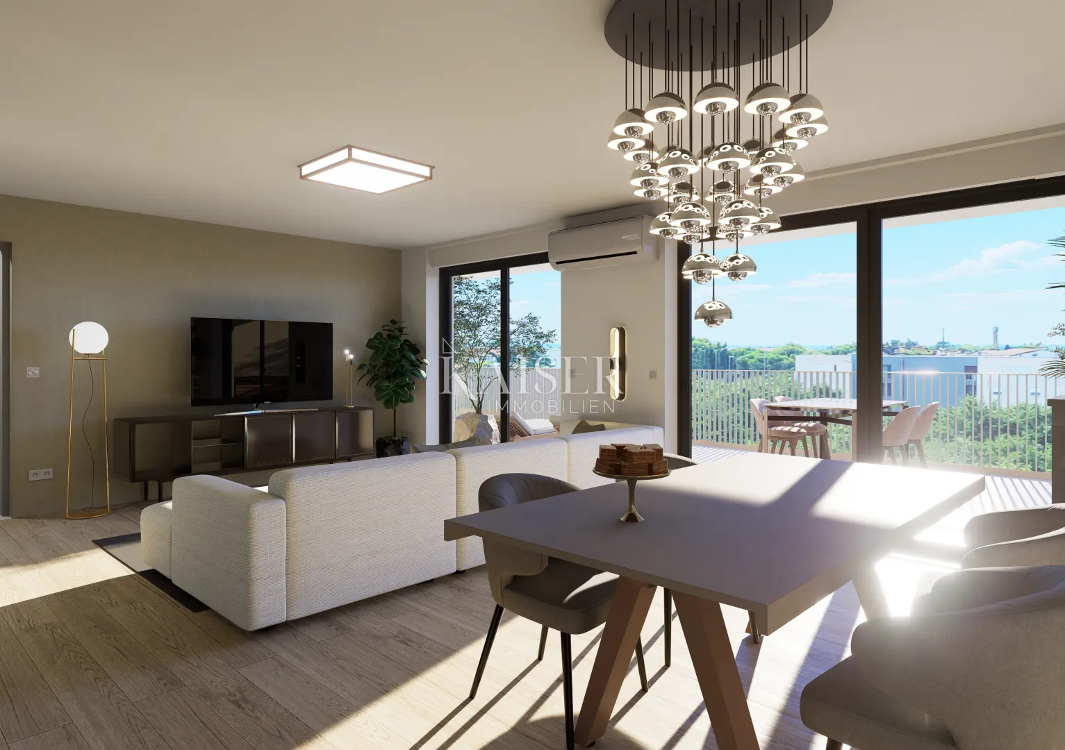umag, istra, penthouse sa pogledom na more u luksuznoj zgradi - slika 5
