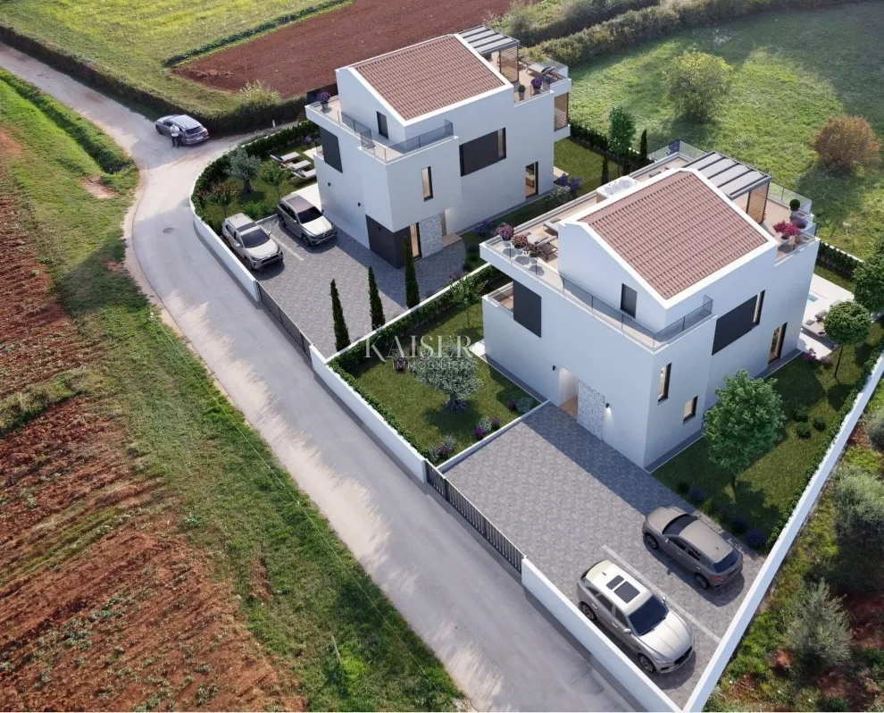istra, poreč- 4 km, vila s krovnom terasom i bazenom - slika 7