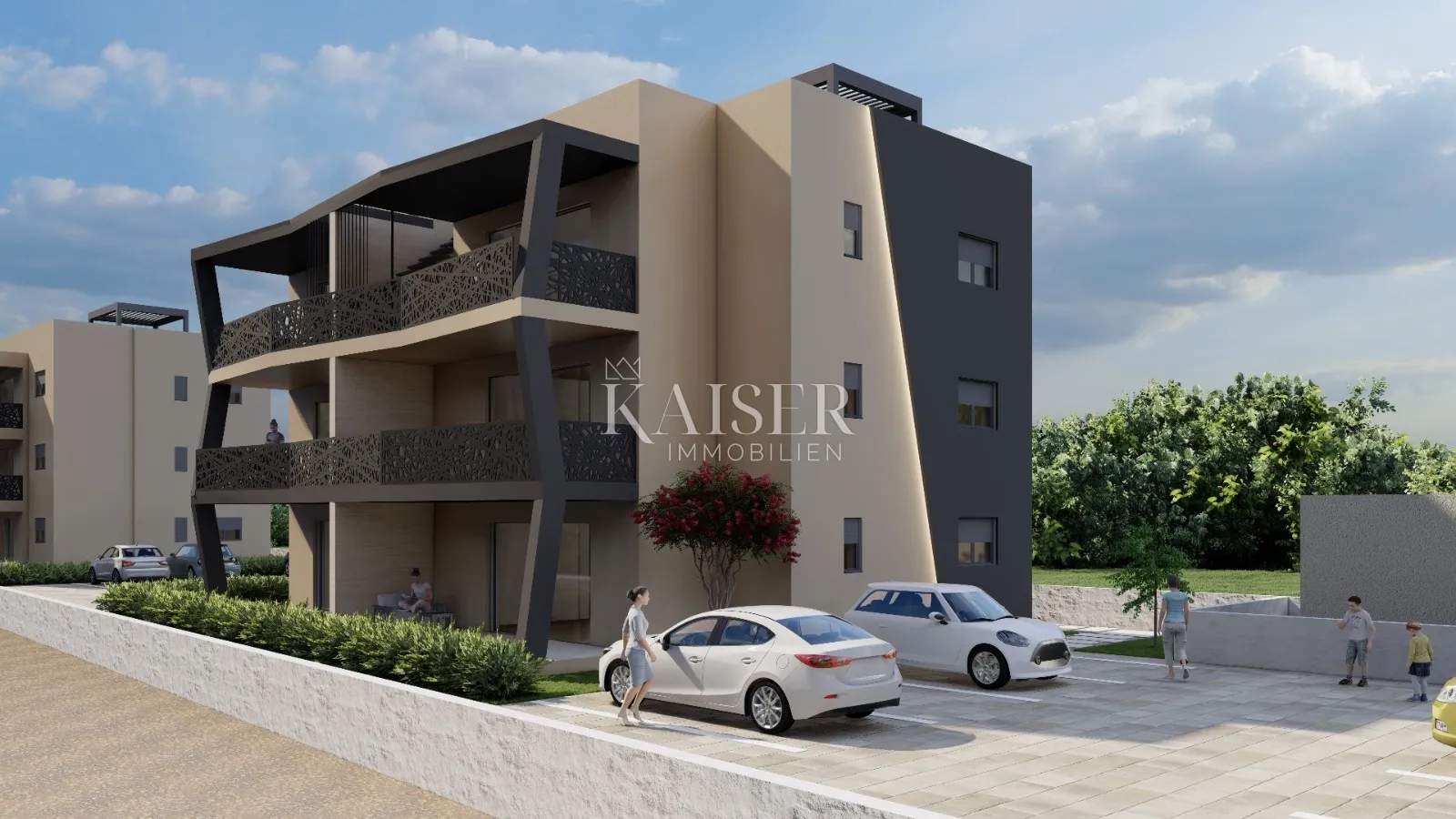 sukošan, zadar - moderan dvosobni stan u prizemlju(s2), 250 m od mora - slika 3