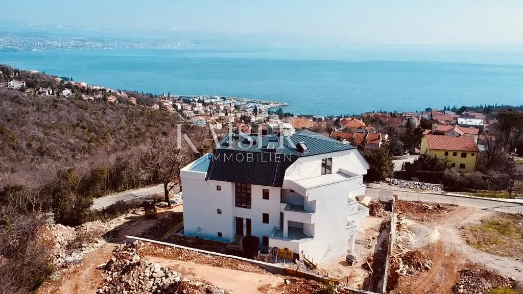 opatija, ičići – stan (2s+db) u prizemlju s velikom terasou i pogledom na more (145,07 m2) - slika 6