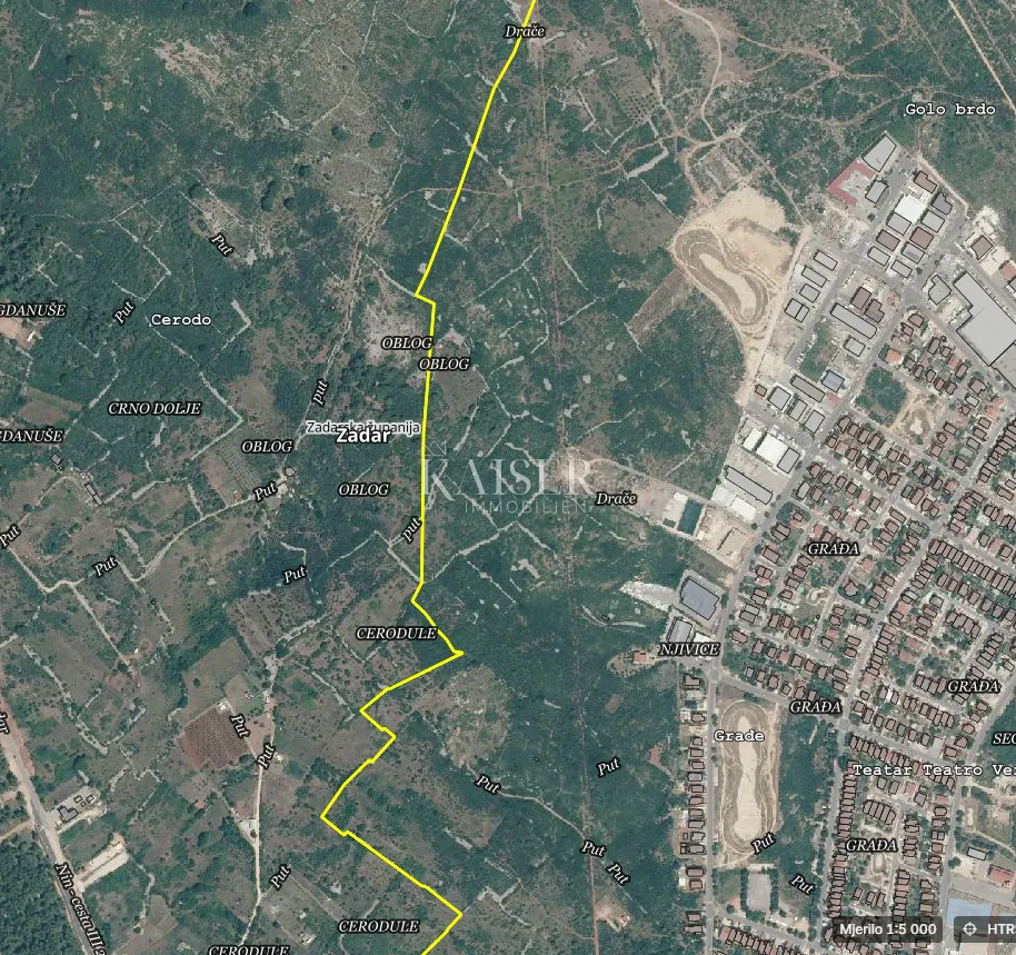 Zadar – Bokanjac / Cerodule, zemljište 3.169 m²