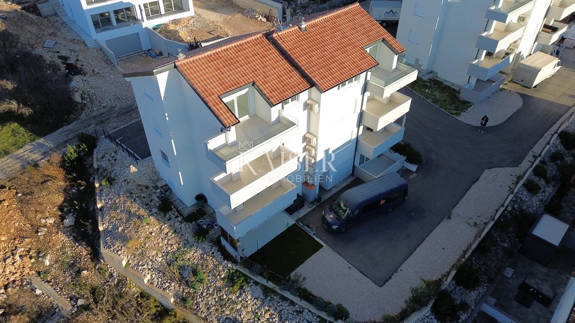 Crikvenica - stan u novogradnji sa prekrasnim pogledom na more