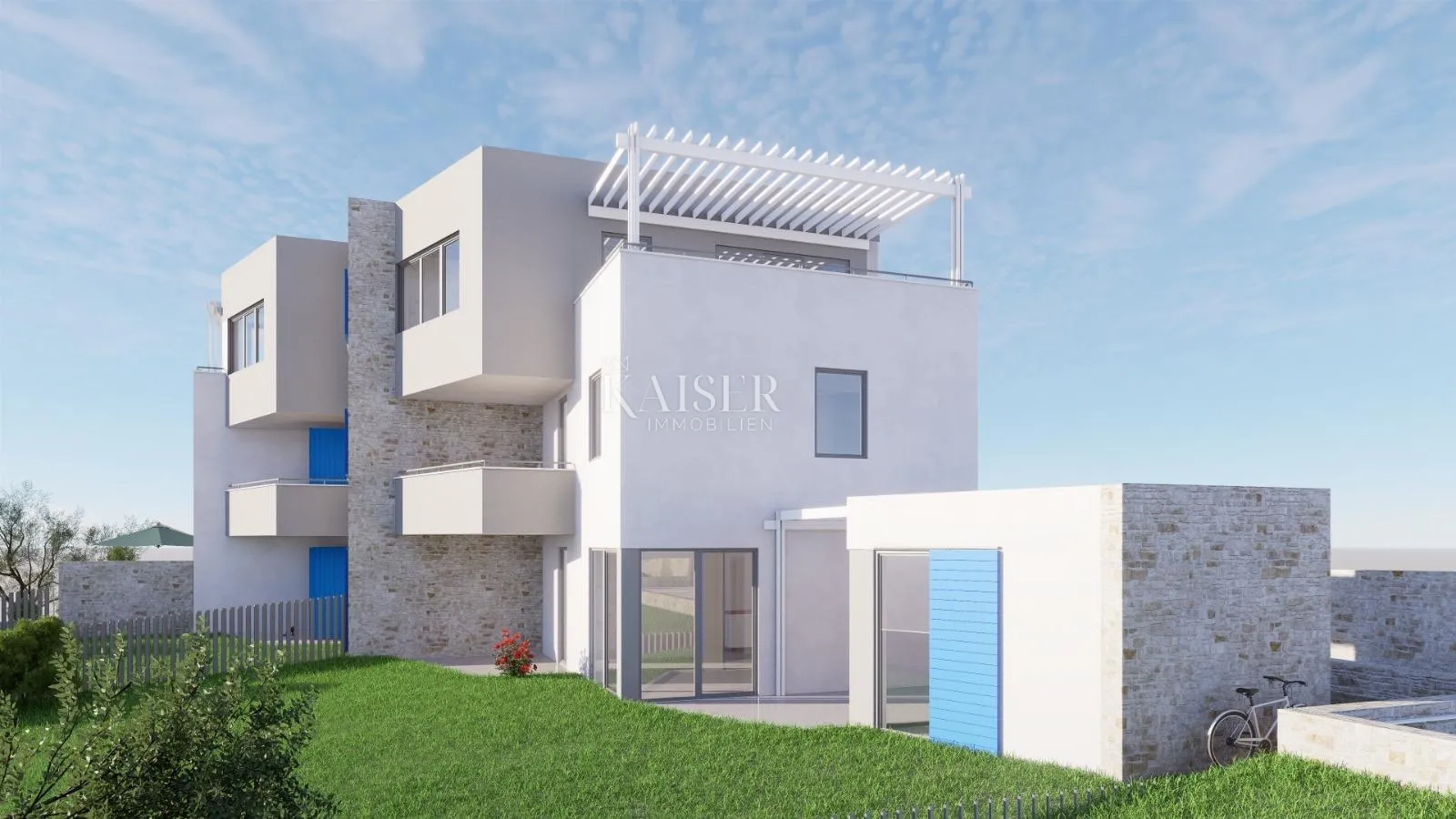 novi vinodolski – dvoetažni stan u novogradnji 250 m od plaže (s3) - slika 2