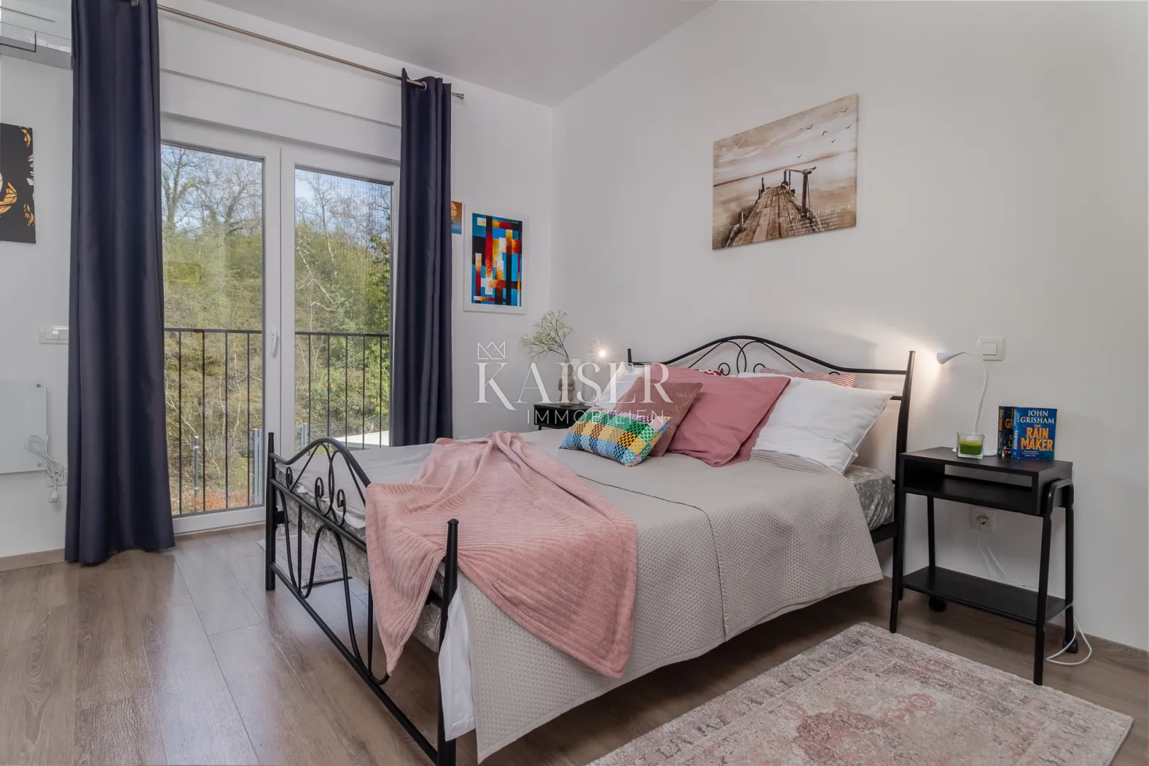 otok krk, malinska-moderna vila 190m2 s pogledom na more - slika 22