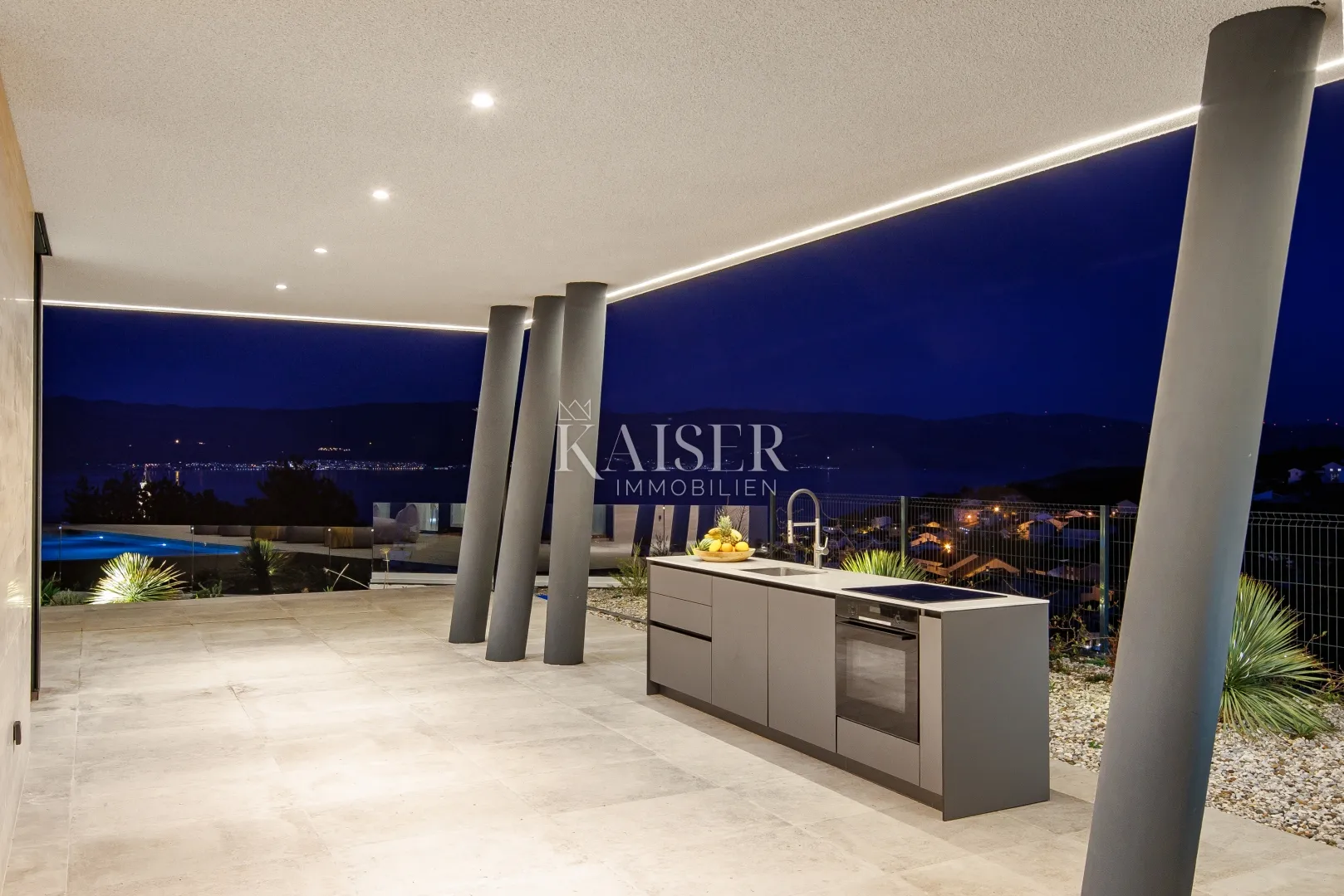 krk, vrbnik - villa 265m2 sa panoramskim pogledom na more - slika 80