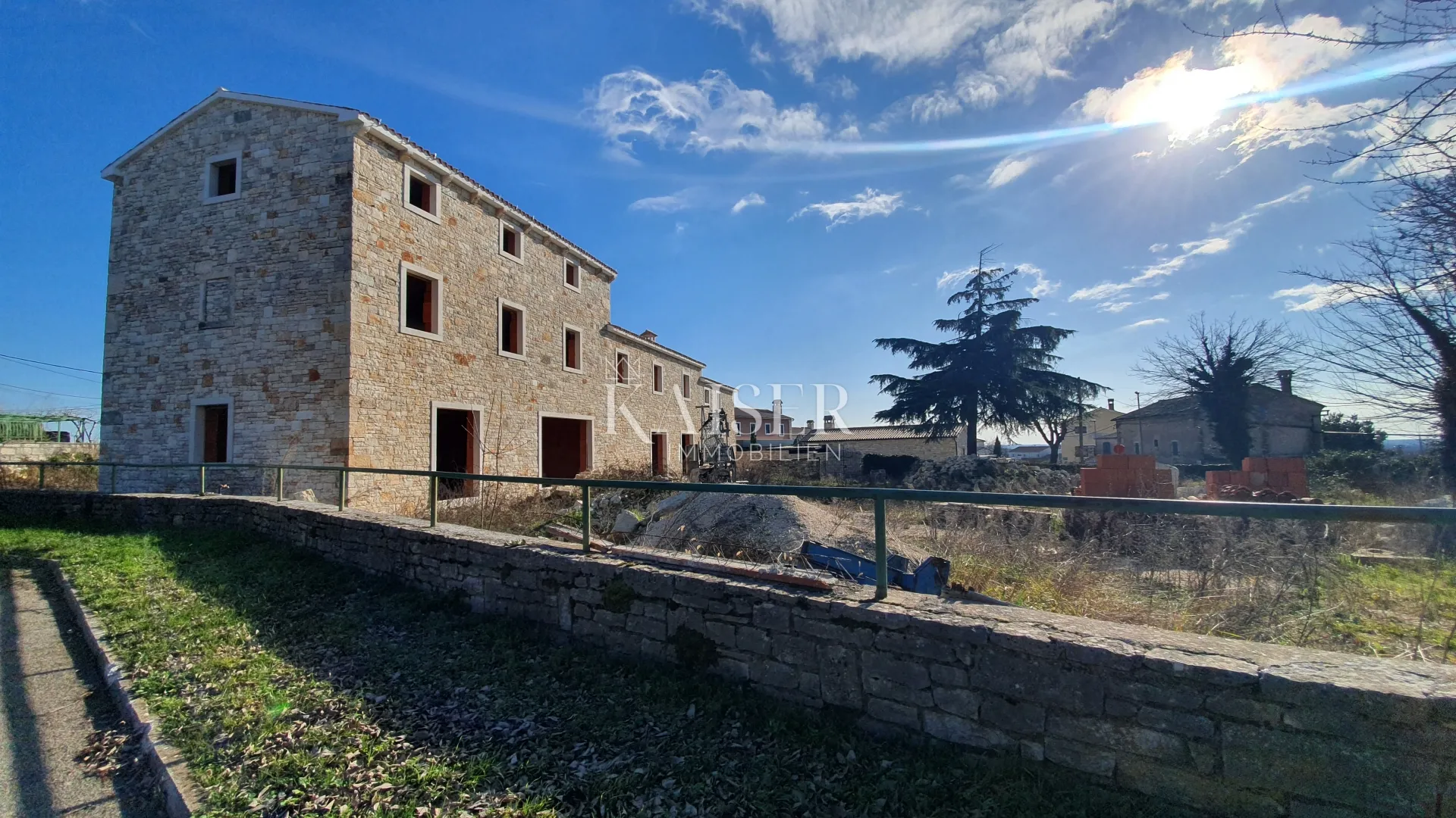 istra - lovreč, kamena roh bau vila pogled more - slika 2