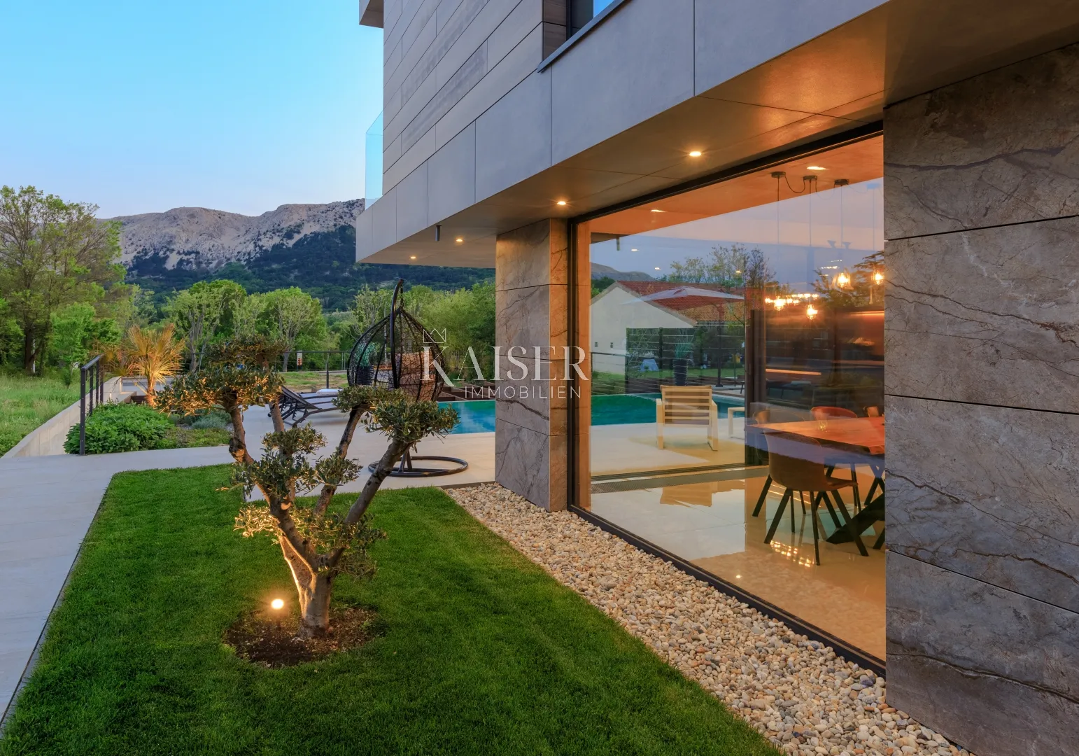 otok krk, baška - moderna villa sa bazenom - slika 11