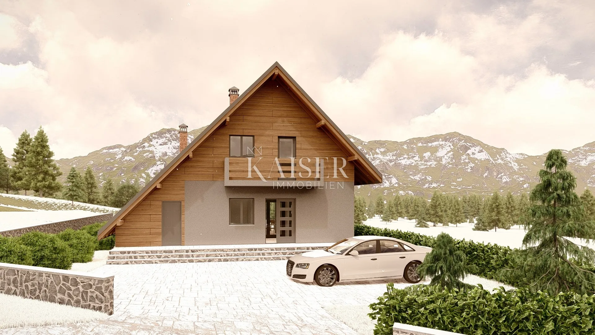 ravna gora, stari laz- građevinski teren 1500 m2 s građevinskom dozvolom - slika 2