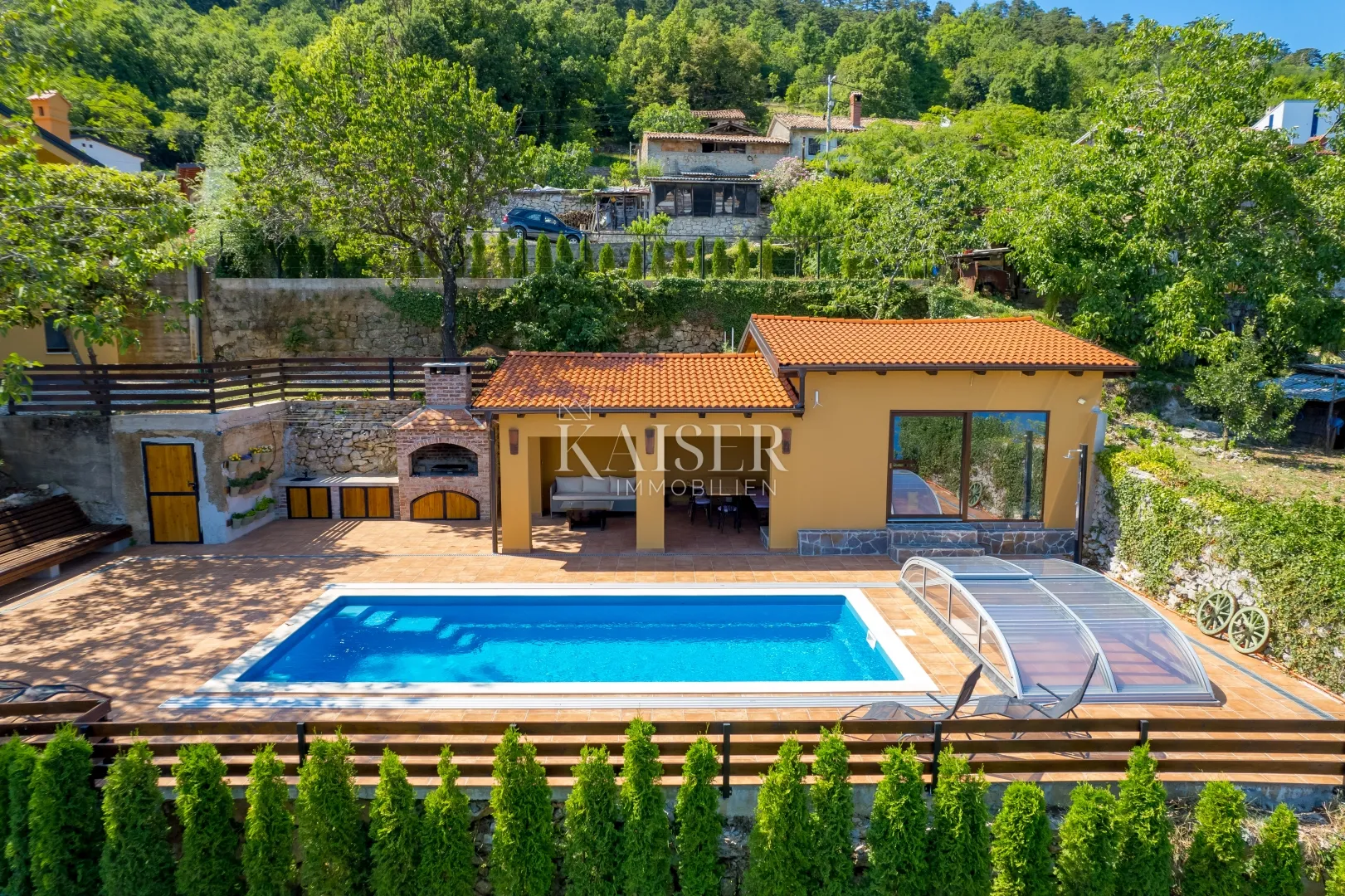 opatija, poljane,300 m2 kuće s prekrasnim pogledom na kvarner za najam - slika 4
