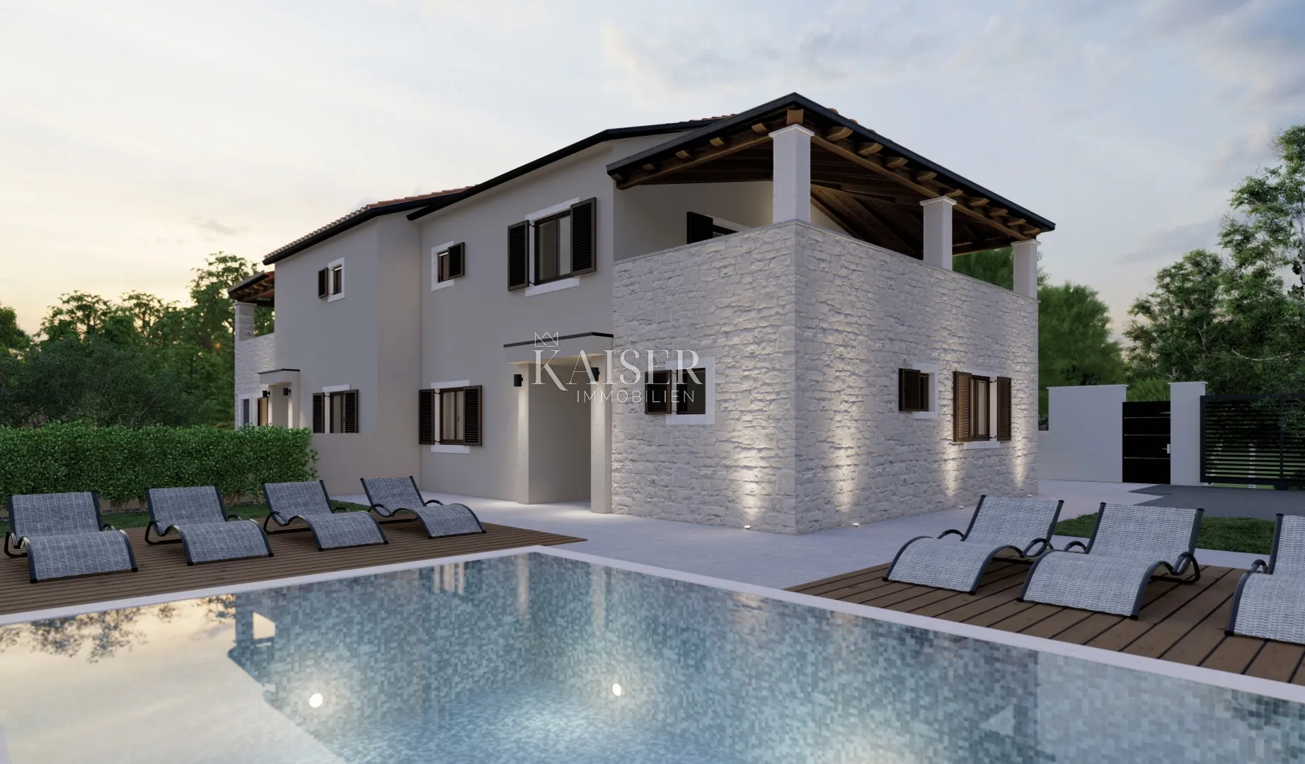 istra - poreč, nova moderna vila sa bazenom 2 km od mora - slika 3