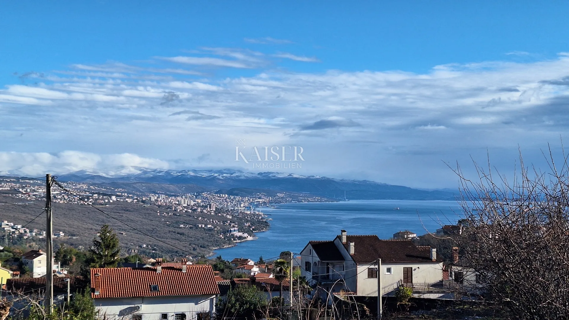 Opatija, Pobri, građevinsko zemljište 2.276 m2 s otvorenim pogledom - Pobri, Opatija