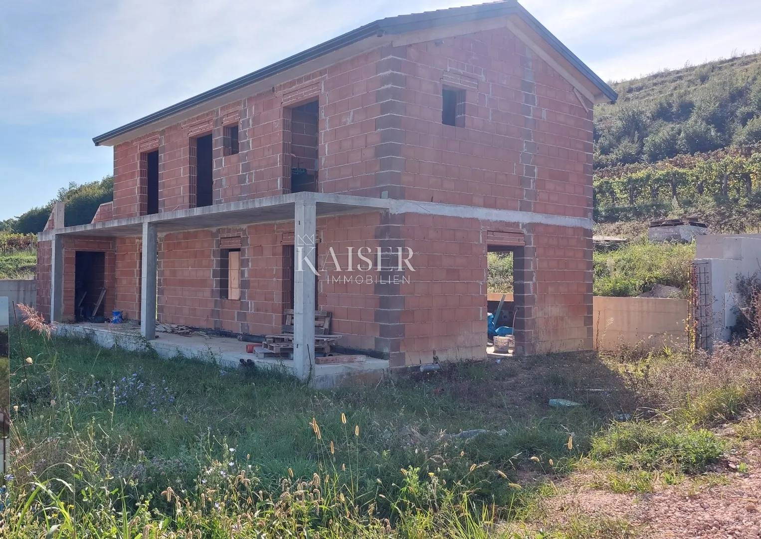 istra, momjan, vila s bazenom u izgradnji - slika 12