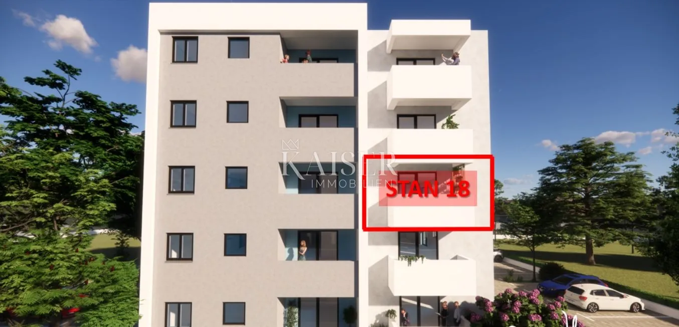 istra, pula- moderan stan 54m² s balkonom - slika 2