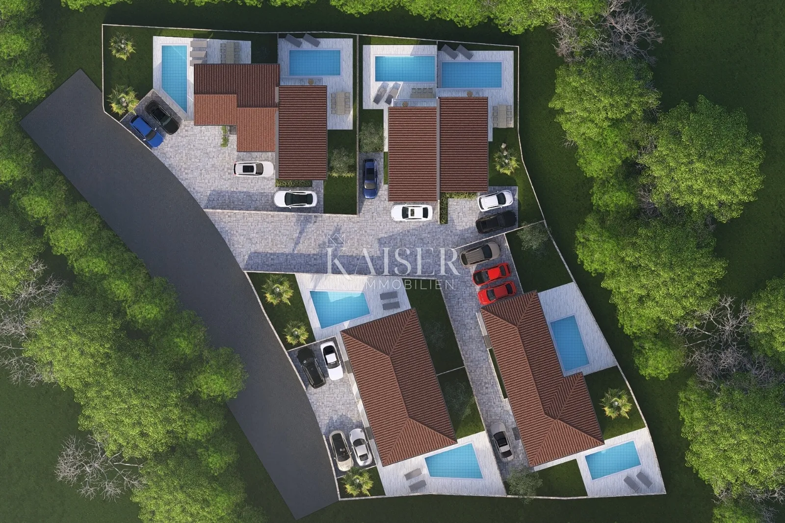 krk, malinska - duplex kuća 100m2, pogled more - slika 16