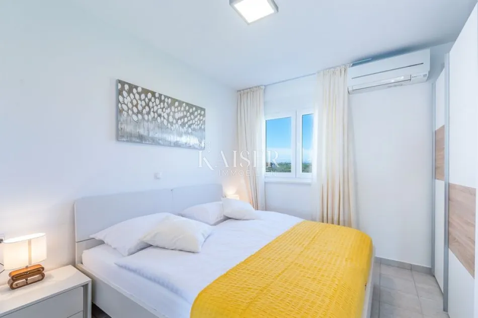 sukošan, zadar - moderan dvosoban apartman s lođom i pogledom na more - slika 21