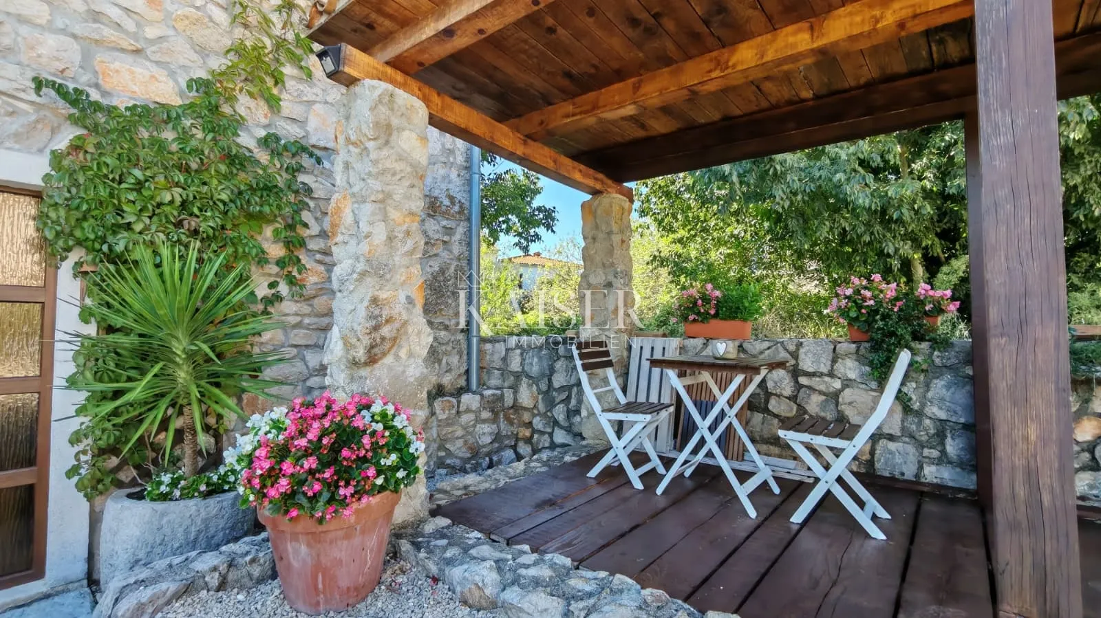 otok krk, dobrinj-renovirana kamena kuća 105m2 s bazenom - slika 33
