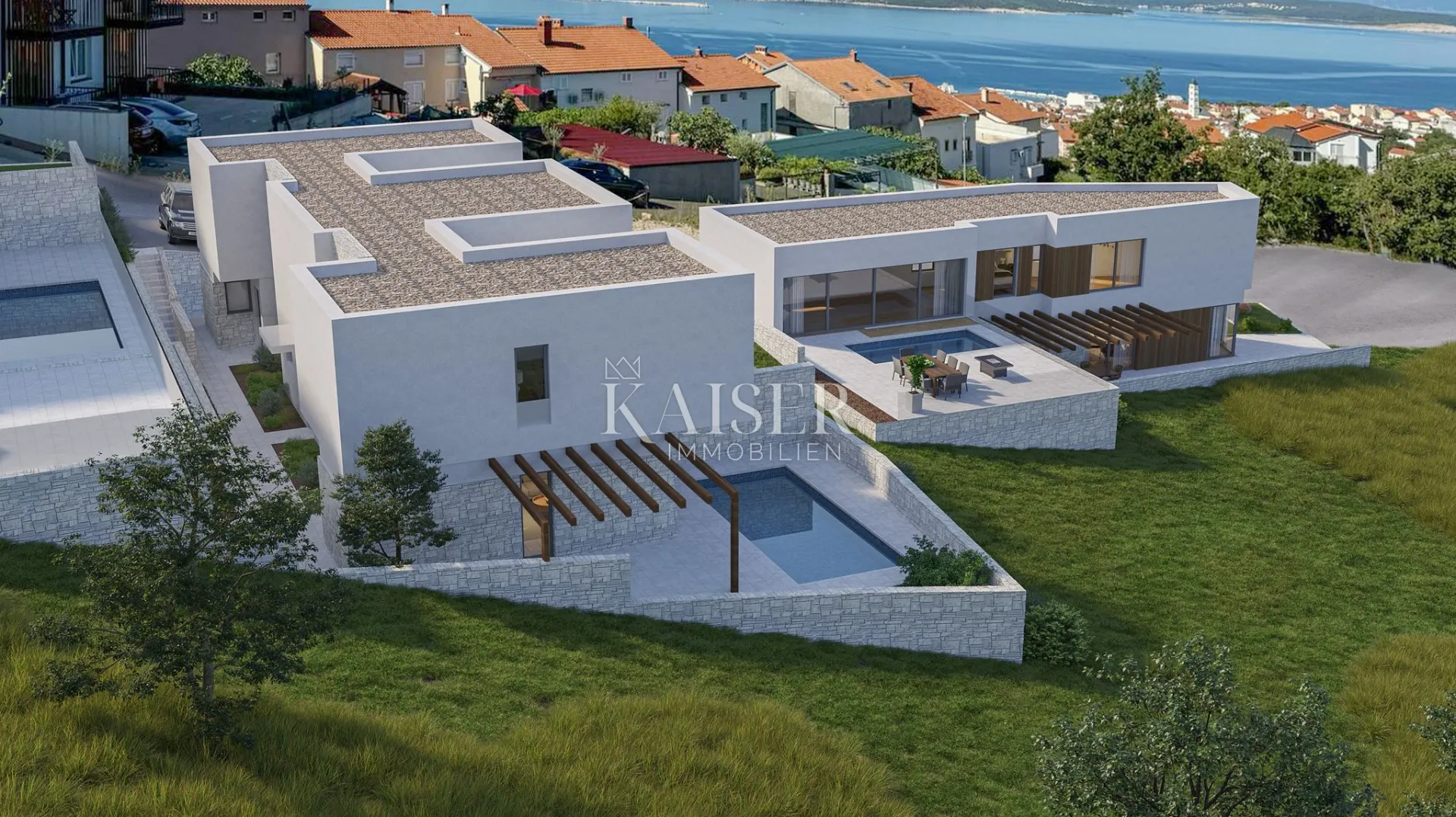 crikvenica- kuća 100m2 panoramskim pogledom i bazenom - slika 8
