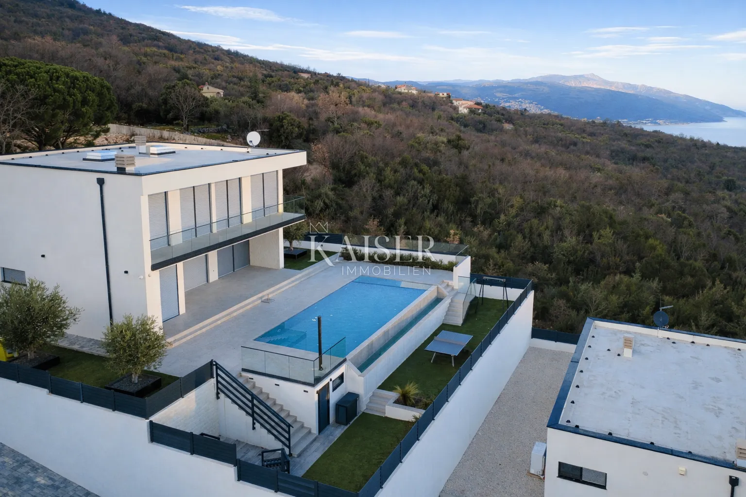 Istra, Rabac - luksuzna vila s panoramskim pogledom na more, 233 m2 - Rabac, Labin