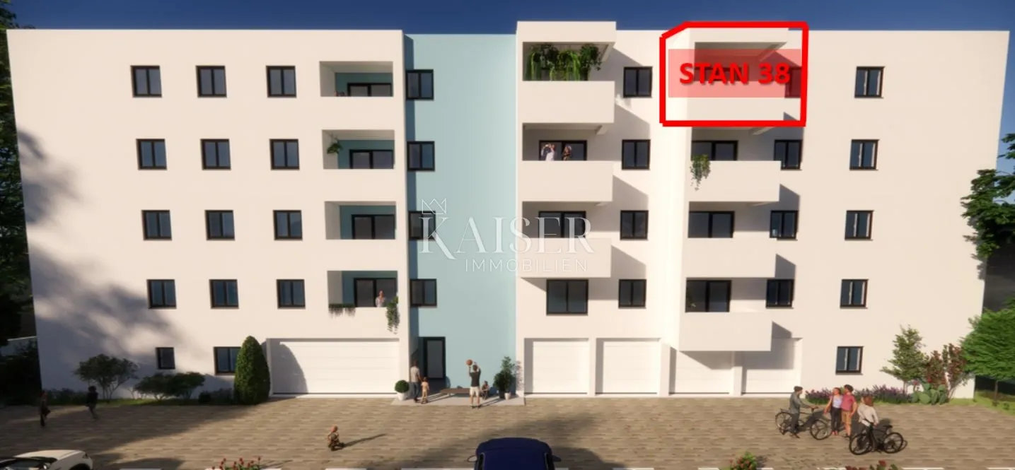 istra, pula- modern jednosoban stan 42m² s balkonom - slika 4