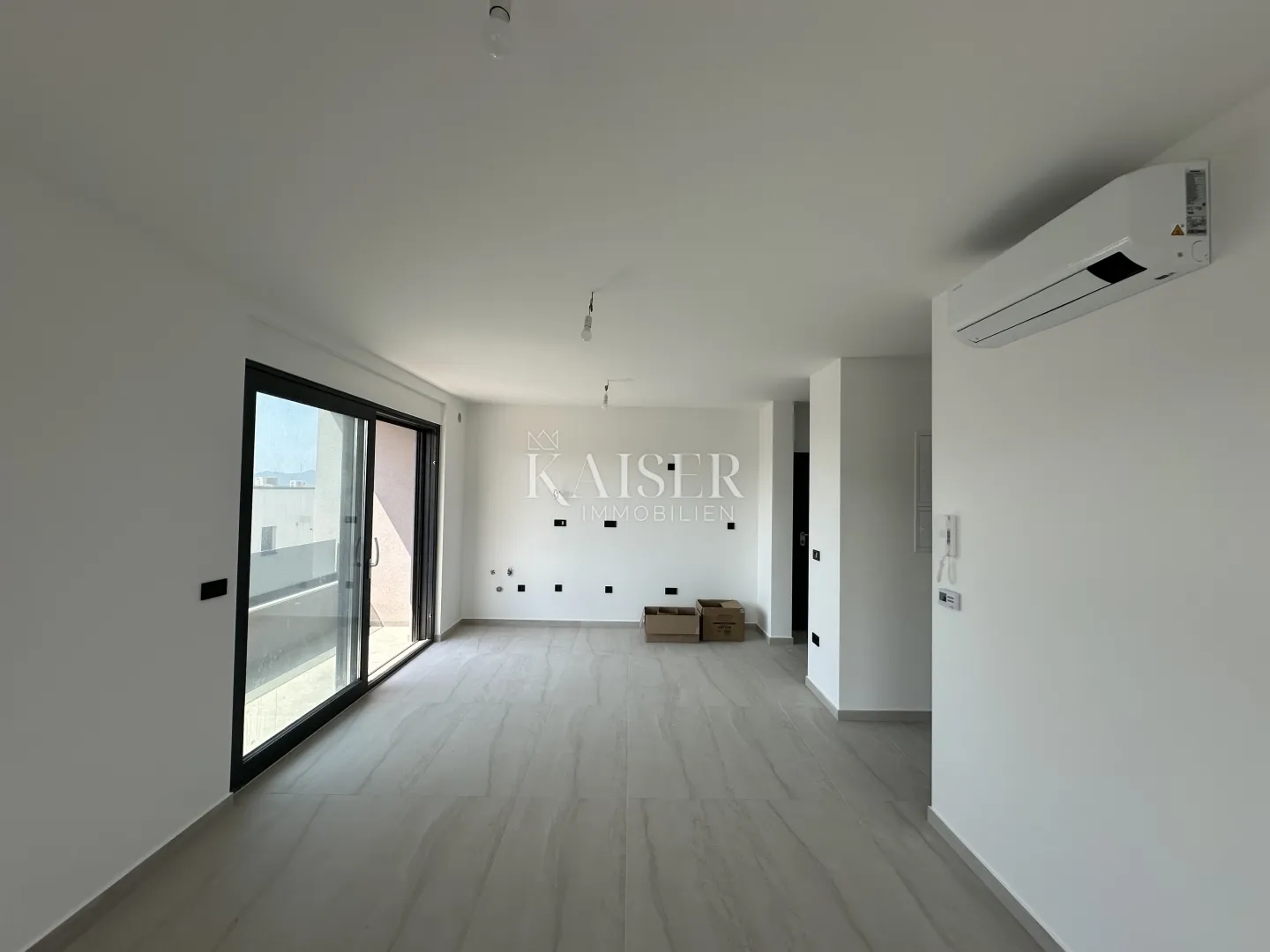 zadar, diklo, dvosobni stan 74,21 m2, pogled na more - slika 4