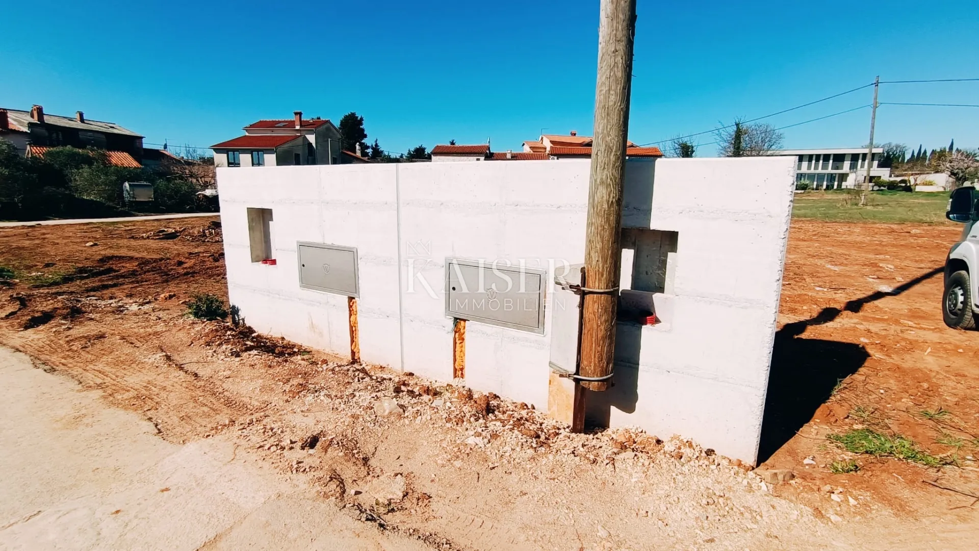 istra, pomer- građevinsko zemljište 511m2 s projektom, 100m od mora - slika 8